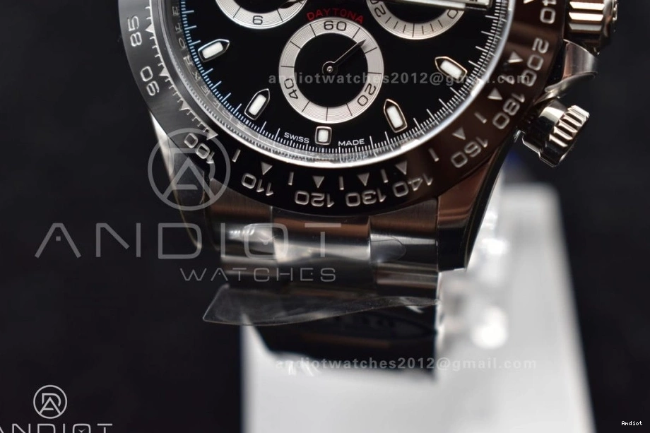 Case And TechFriendly Daytona Clean SS Bracelet 904L 728 116500 Black V3 Dial 0812